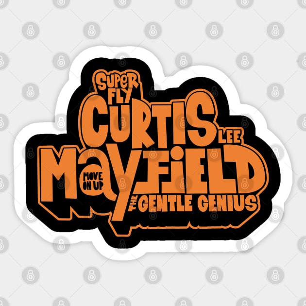 Curtis Mayfield - People get Ready Sticker by Boogosh